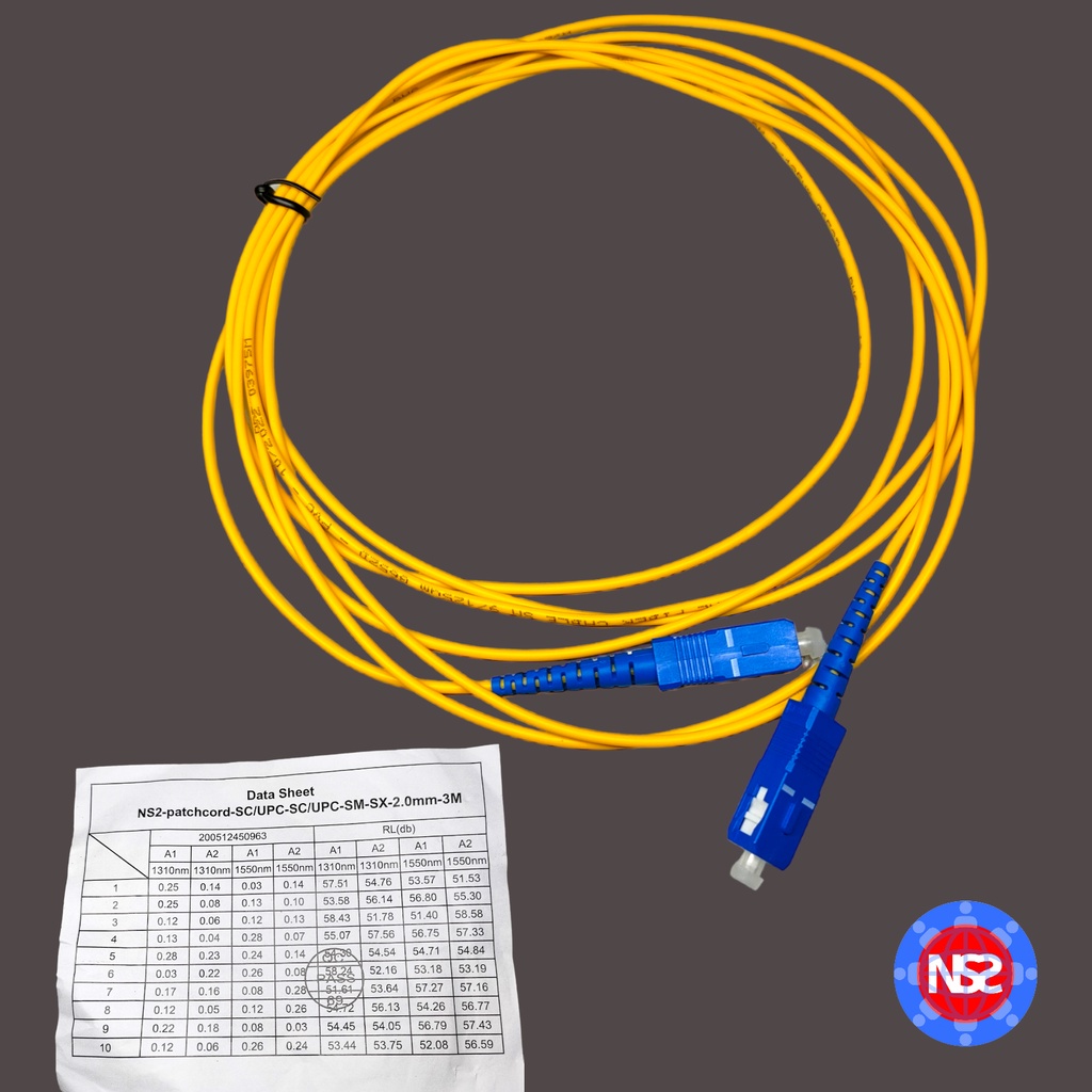 fiber patchcord patch cord sc upc sc upc 3 meter 2mm simplex termurah / kabel patcore 3m