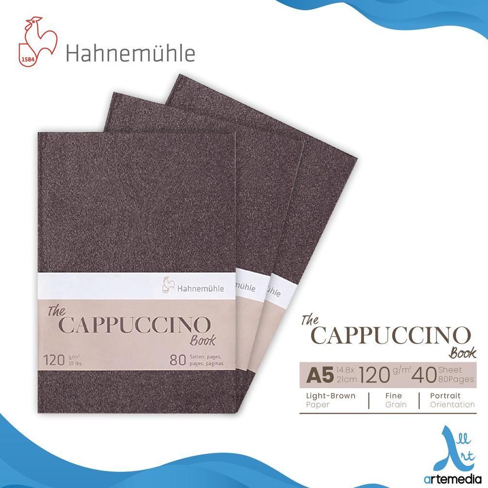 

Buku Sketsa Hahnemuhle The Cappuccino A5 Hard Cover Sketchbook