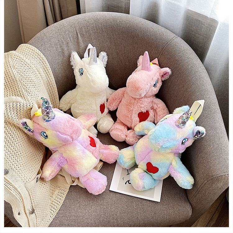 babyfit tas UNICORN BONEKA ransel anak sekolah casual import zz-0302