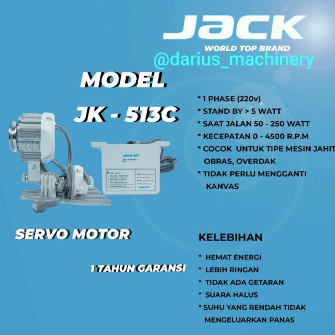 hanya disini] Dinamo servo jack JK-513C/dinamo jahit jack servo motor/dinamo servo
