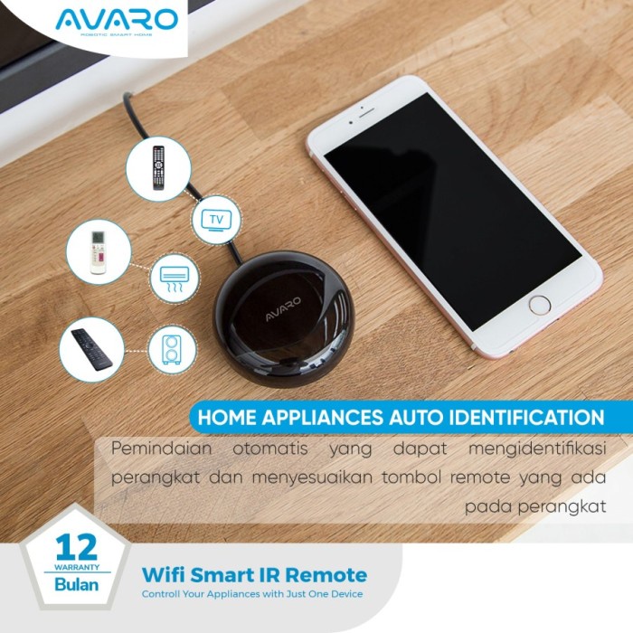 AVARO Smart UNIVERSAL IR REMOTE 10M Wifi Wireless IoT Home Automation