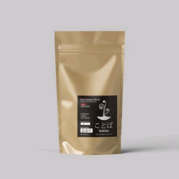 

Kopi Robusta Muria merek Kotoba 100 gram