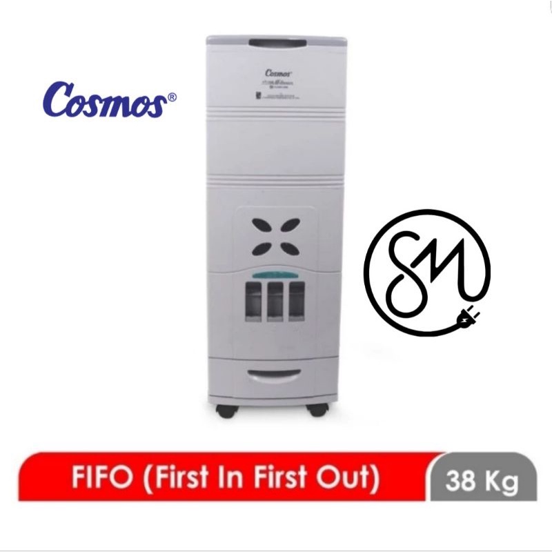 Rice Box Cosmos 38 kg Bio 38BIO tong tempat simpan beras 38kg