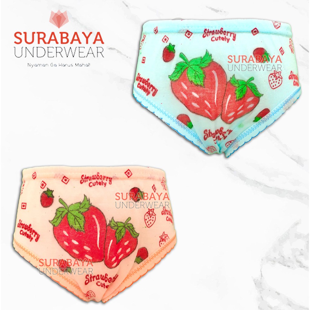 CELANA DALAM ANAK MOTIF STROBERI