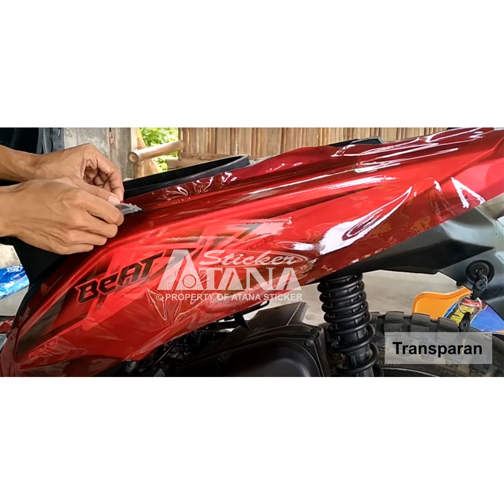 Skotlet Merah Glossy Doff Transparan Stiker Red Decal Anti Gores Gilap Metalik Dop Tembus Hybrid Smoke Variasi Aksesoris Dekorasi Motor Mobil Scolite Interior Eksterior Kaca Dinding Aquarium Kulkas Furniture Beat Vario PCX NMAX Vespa Vario Ninja C70 CBR