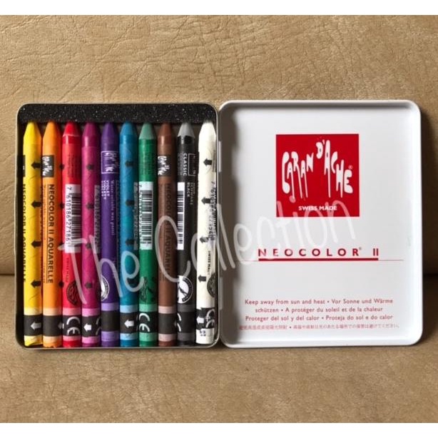 

ATK0338CR 10 warna Neo 2 Carandache Caran d'ache Karandas Crayon refil