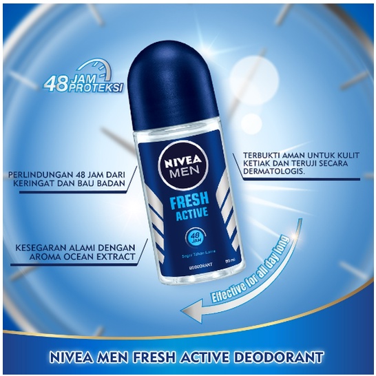 NIVEA Deodorant Roll On MEN SERIES - 50ML