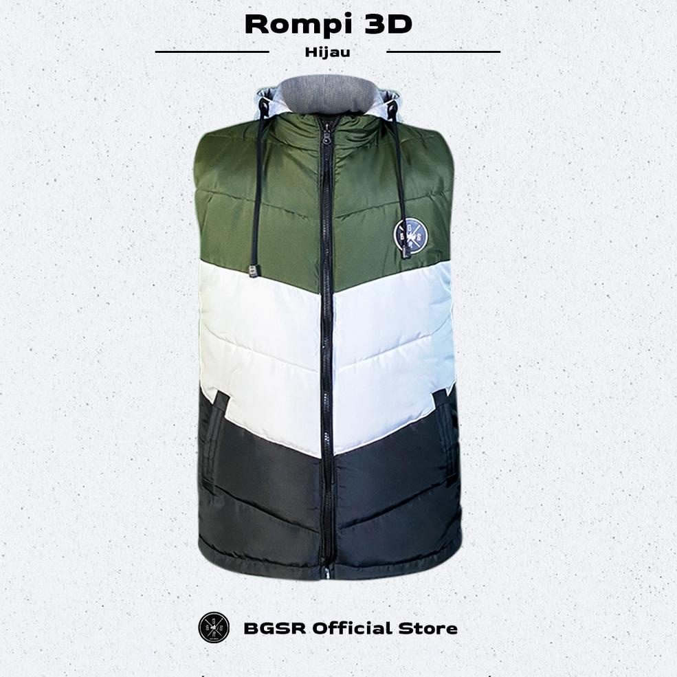 STOK TERBATAS Jaket Vest Rompi Motor Pria Jacket Touring Sunmori Vespa Tebal Adem 3D