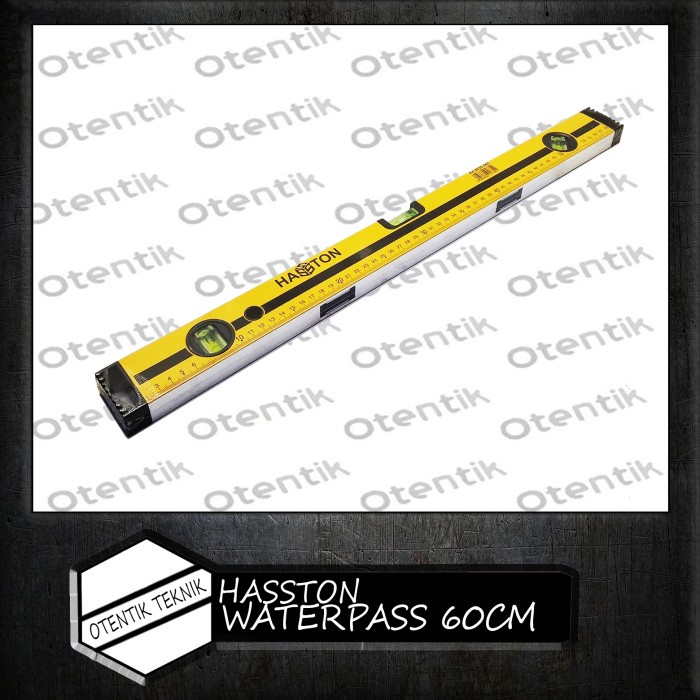 HASSTON WATERPAS MAGNET ALUMUNIUM 24" 60CM - MAGNETIC WATERPASS 60 CM