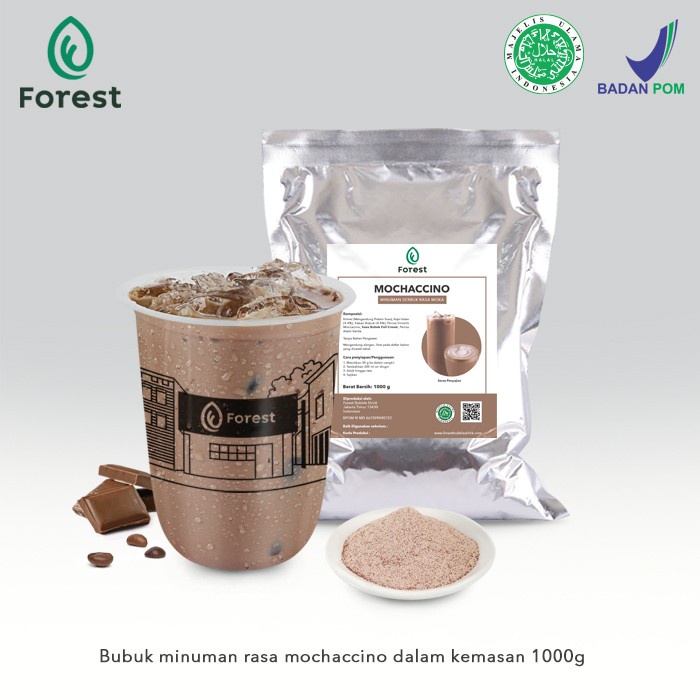 

✨NEW✨ -Bubuk Minuman MOCHACCINO Powder - FOREST Bubble Drink - POWDR+BUBLEWRAP- 2.2.23