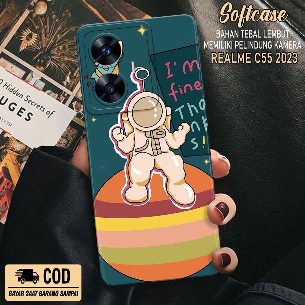 Case Hp Realme C55 2023 Terbaru - Softcase Realme C55 2023 Terbaru - Casing Realme C55 2023 - Kesing