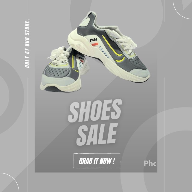 NEW Sepatu Sport Olahraga Pria Import Kets Lari Basket