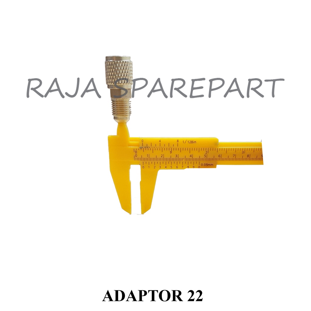 Adaptor AC /  Switch Connector R22 /  Adaptor Converter dari R410 ke Kran Outdoor Ukuran 1/4&quot;