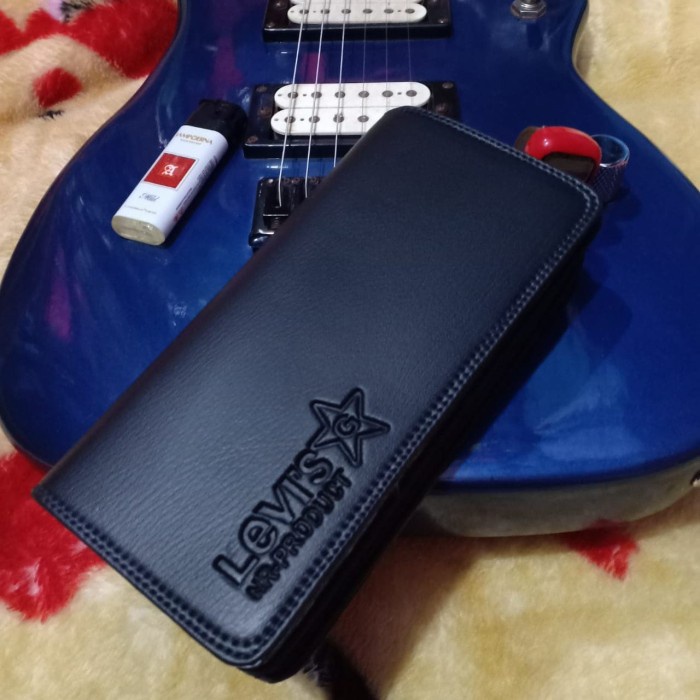 Dompet Cowo Panjang Kulit Sintetis Hitam J2Q3 Dompet Trendy viral Keren Berkulitas BISA COD Promo Aw
