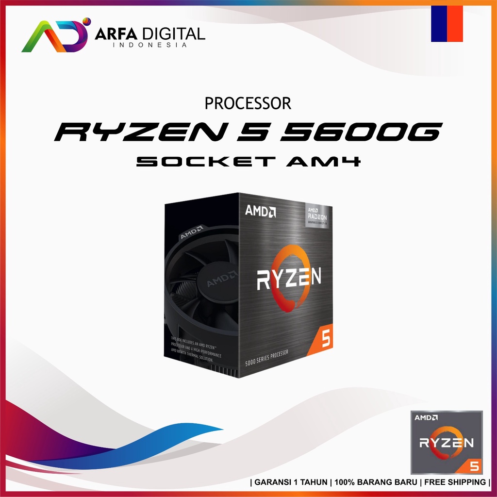 Processor AMD Ryzen 5 5600G Up to 4.4GHz AM4 Box