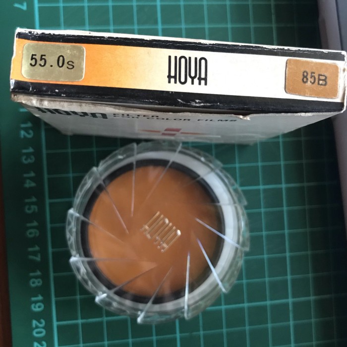 FILTER HOYA 85B 55MM 49MM (MENGUBAH TUNGSTEN KE DAYLIGHT)