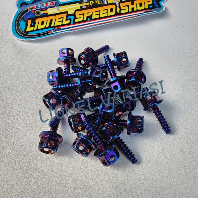 Baut body probolt flower motor honda beat vario scoopy supra kharisma mega pro dll baut body thailan