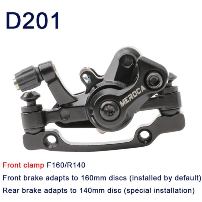 Meroca Caliper Sepeda Rem Cakram Mekanik Kaliper Disc Brake Sepeda