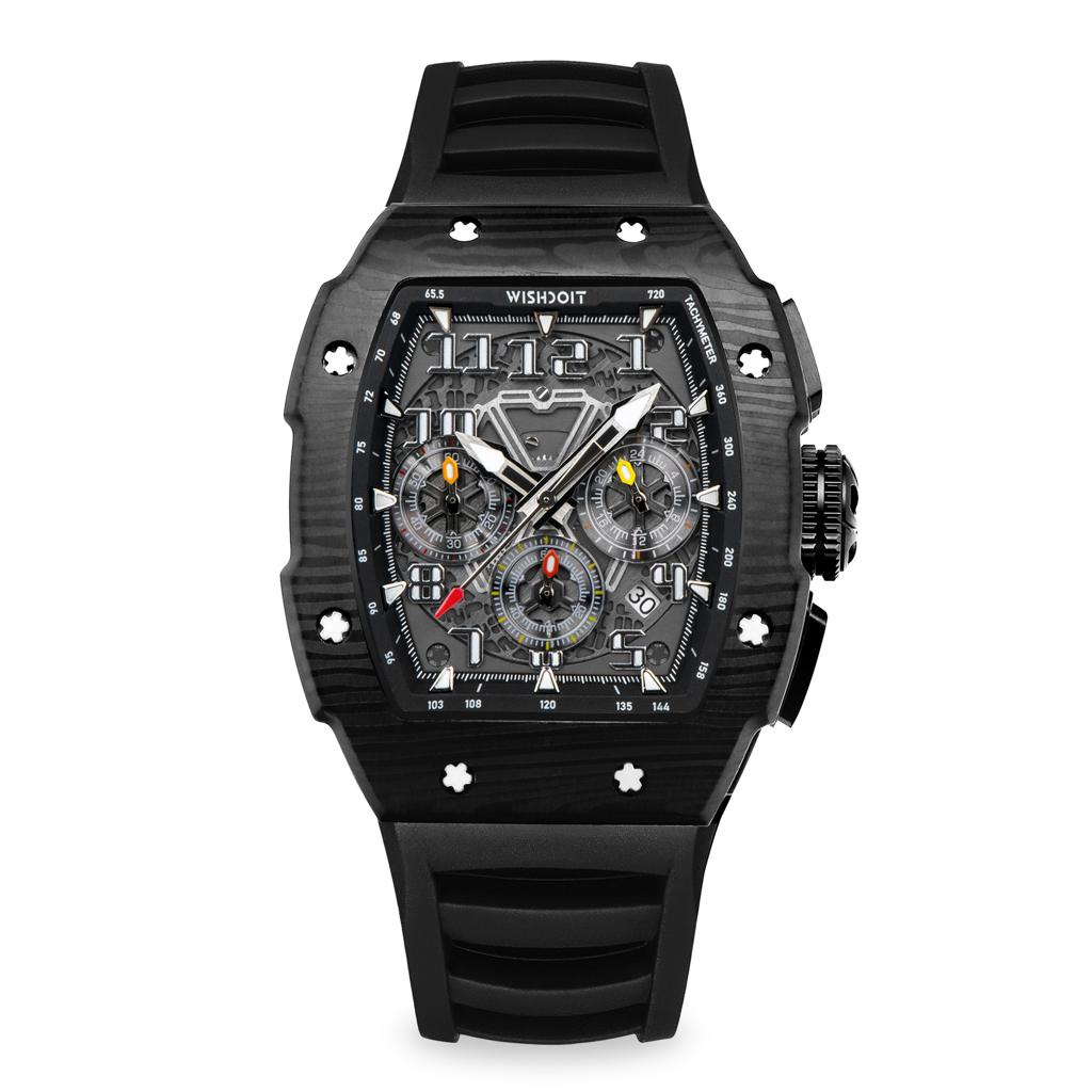 WISHDOIT GT Chrono-Black Watch