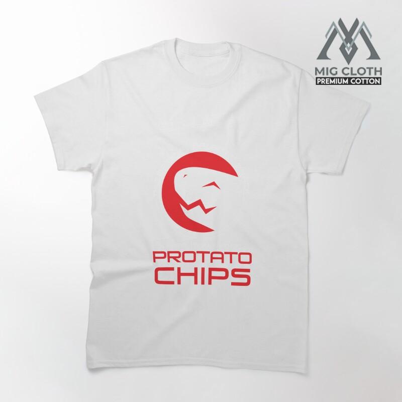 Kaos Protato Chips ad style (white text) 191