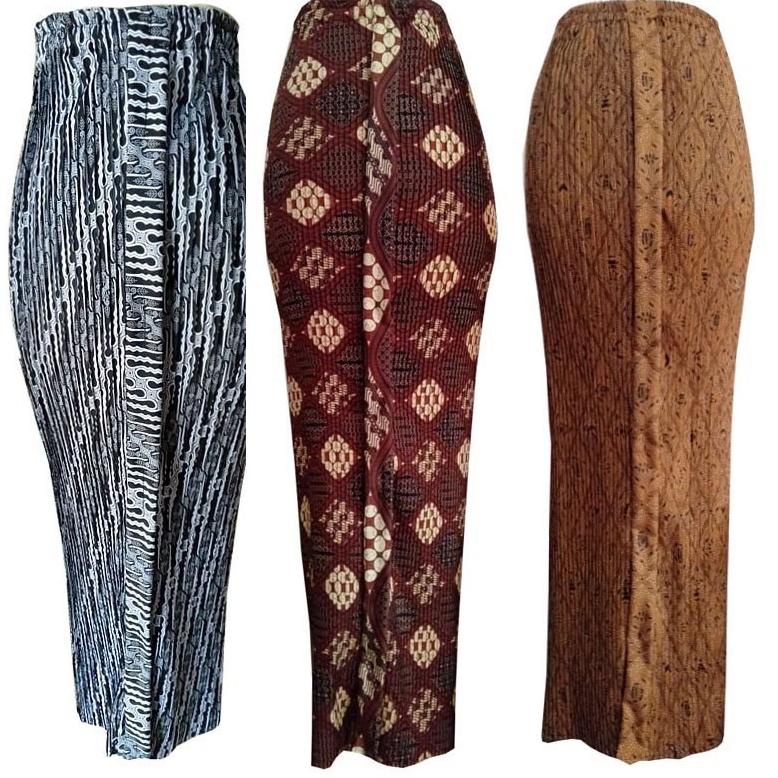NEW ARRIVAL W85 Rok Plisket Wiru Jarik Sunwosh Halus Jatuh Melar Fit S Sampai Jumbo XXXL Bawahan Keb