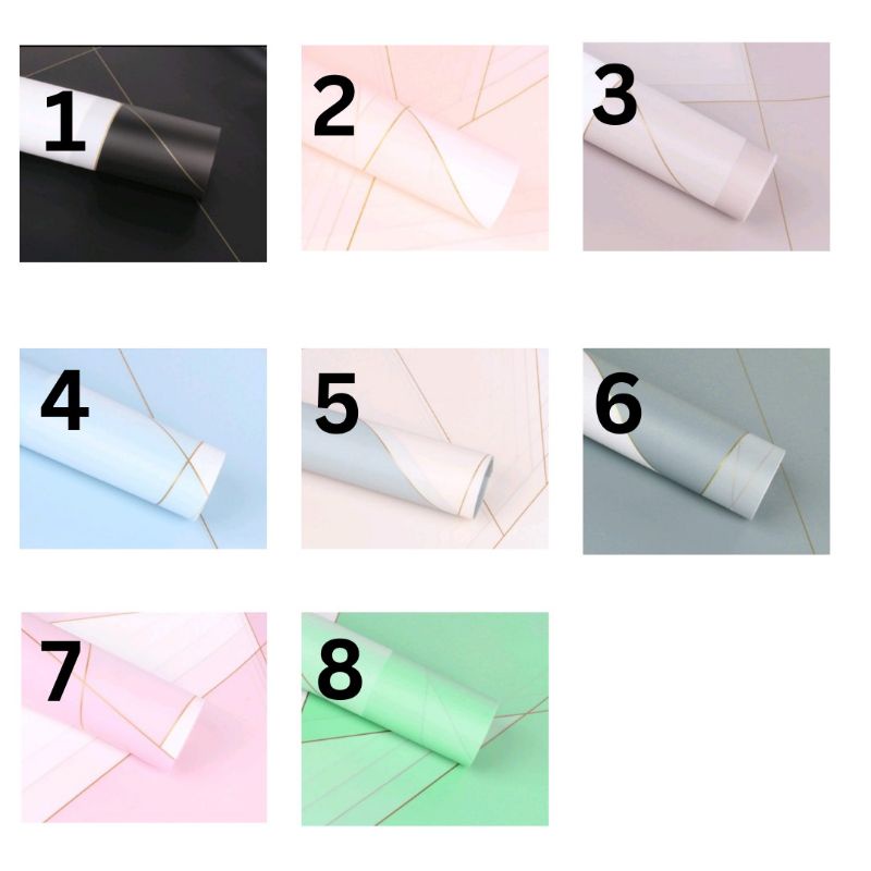 

Flower wrap/ kertas Buket random list