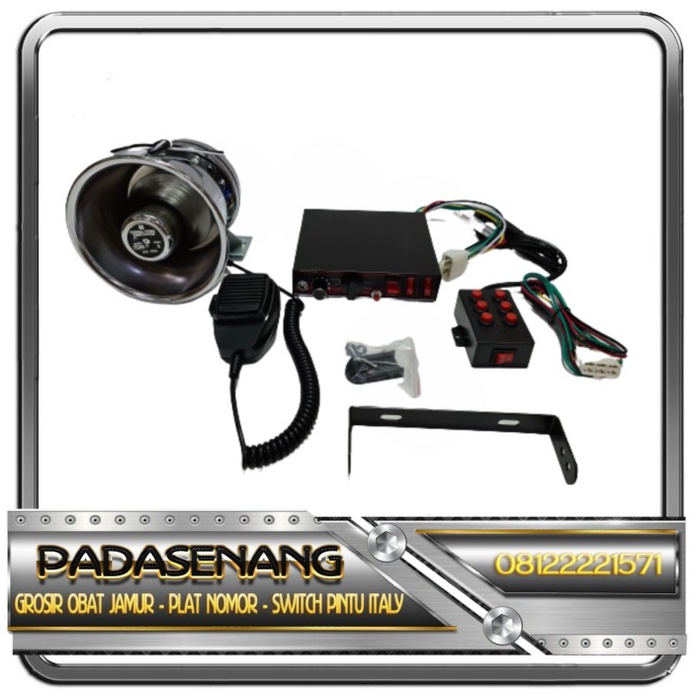 Paket Toa Speaker Sirine Patwal/Toa CHROME + Ampli Jumper Set+++++....