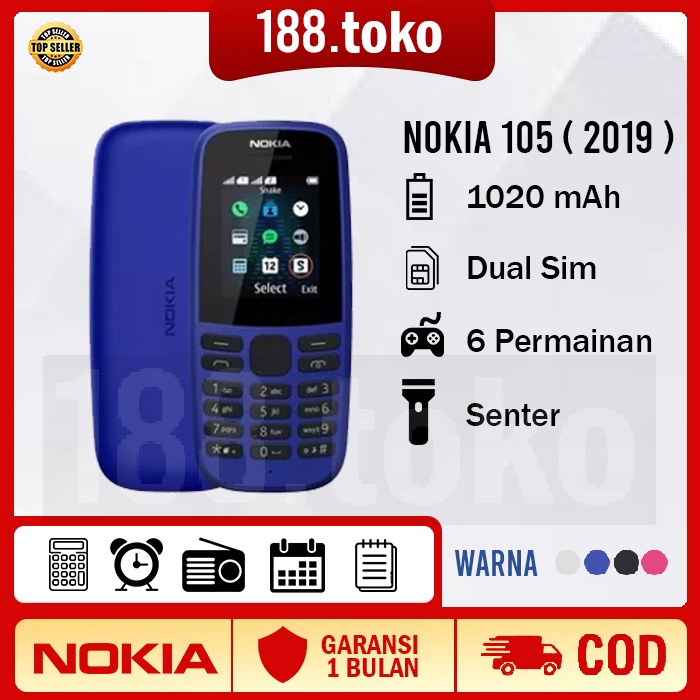 HP Noki a 105 2019 Dual Sim