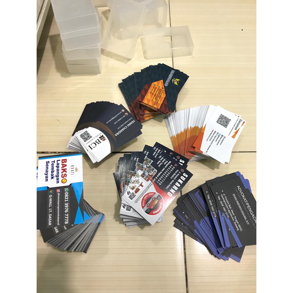 

H7Y KARTU NAMA ( 1 BOX ISI 100PCS ) 1 HARI SELESAI