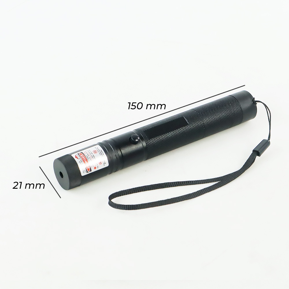 *Bisa COD* LASER Pointer Merah JARAK JAUH - LASER POINTER 303 - Laser Pointer Presentasi 650NM with Battery