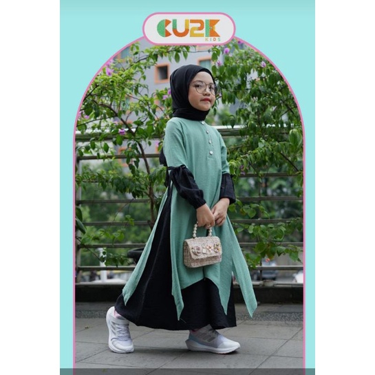 ADERA DRESS ANAK / BAJU MUSLIM ANAK KEKINIAN
