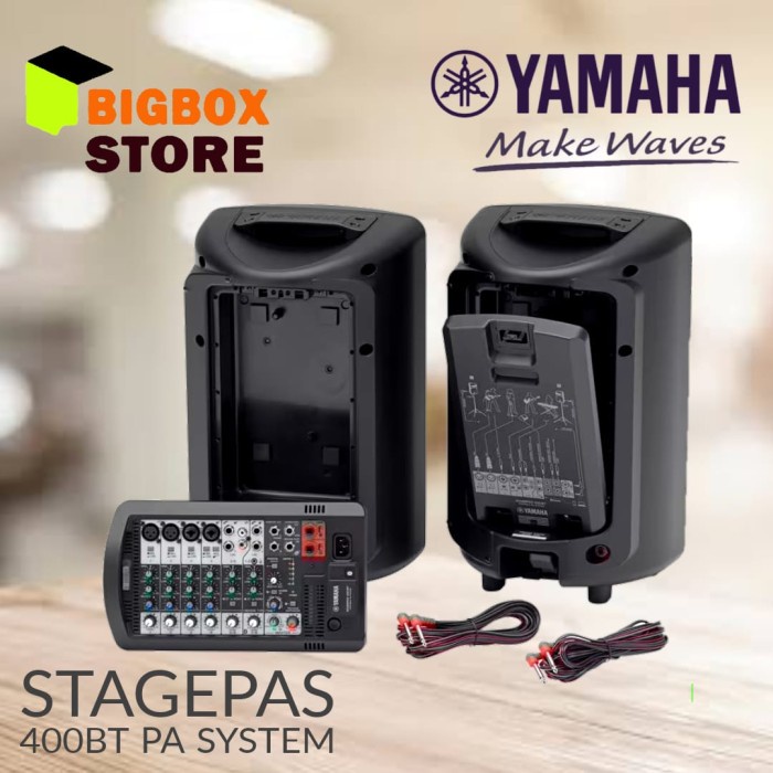 Terlaris Speaker Portable Yamaha Stagepass 400 Bt / Stagepass-400Bt
