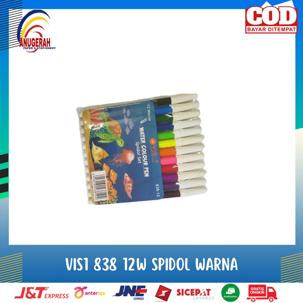 

VIS1 838 12W SPIDOL WARNA (PCS)