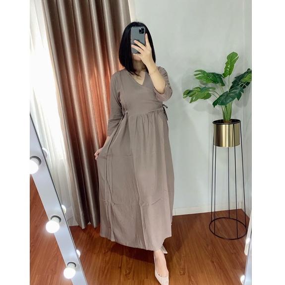 MENARIK READY STOCK Kimono Panjang Hijab Frendly Busui Frendly Daster Rayon Kekinian - TERSEDIA UKUR