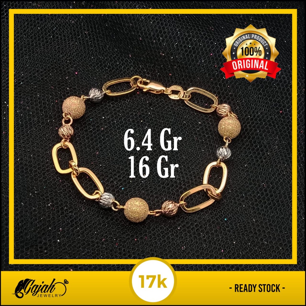 Gelang Emas 17K - 6.4 Gr Kadar 750 - 4469