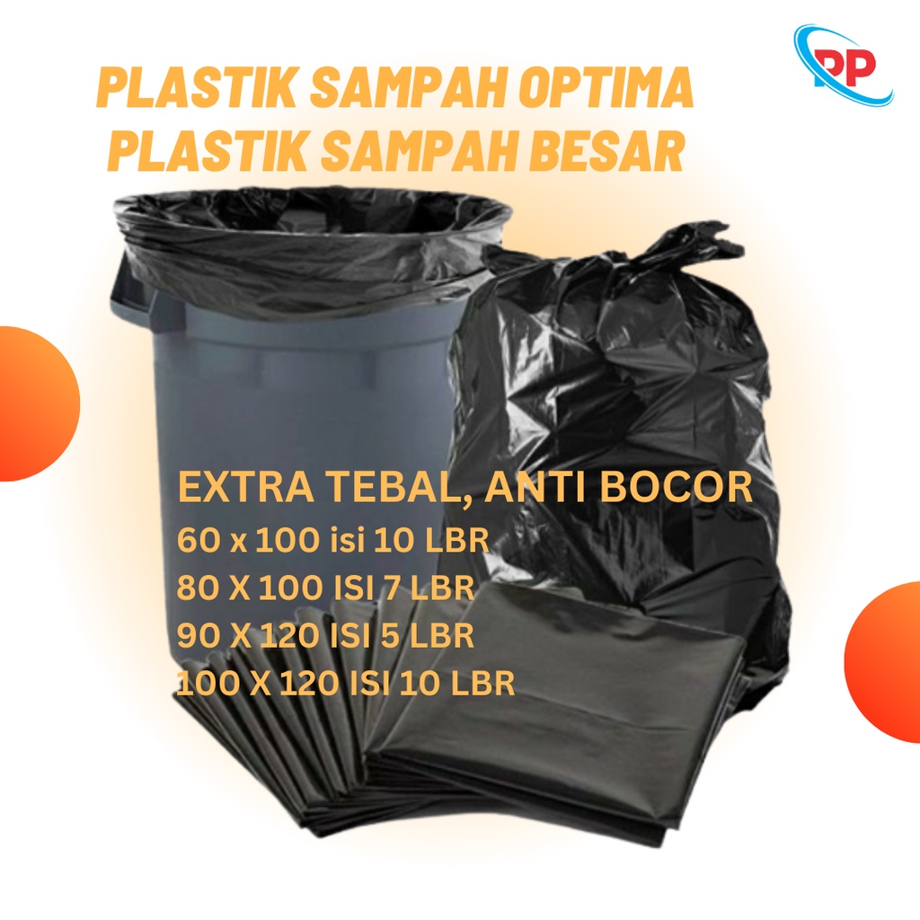 Kantong Plastik Sampah Hitam Optima Trash Bag