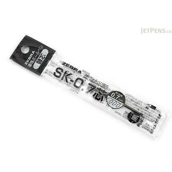 

ATK0595ZB HITAM 0.7 mm Refill Zebra SK-0.7 isi ulang black pen pulpen