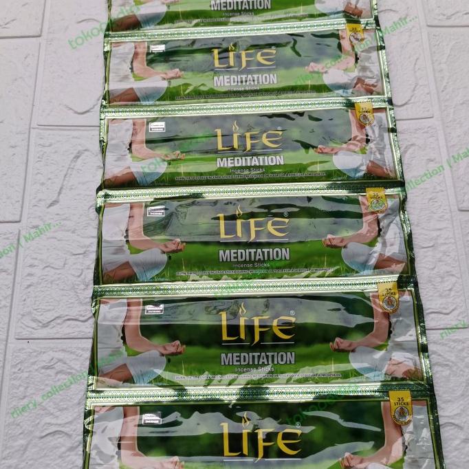 :::::::] hio dupa aromaterapi india life meditasi 1 renteng/6bungkus