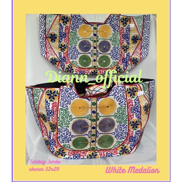 Totebag Pakistan ukuran Besar 52x29cm hanya 85.900 saja