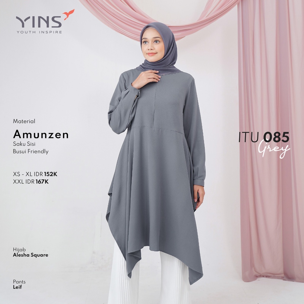 INSPIRE TUNIK ITU 85 BAHAN AMUNZEN OOTD MUSLIMAH TERBARU CASUAL STYLE BISA COD