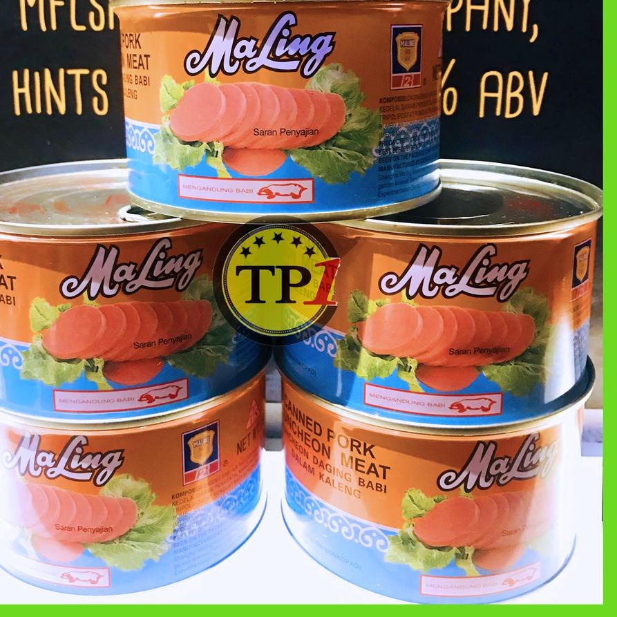 

❉ Maling TTS 397gr Luncheon Pork Meat Ma Ling / Ham Daging Babi Maling NON HALAL ♘