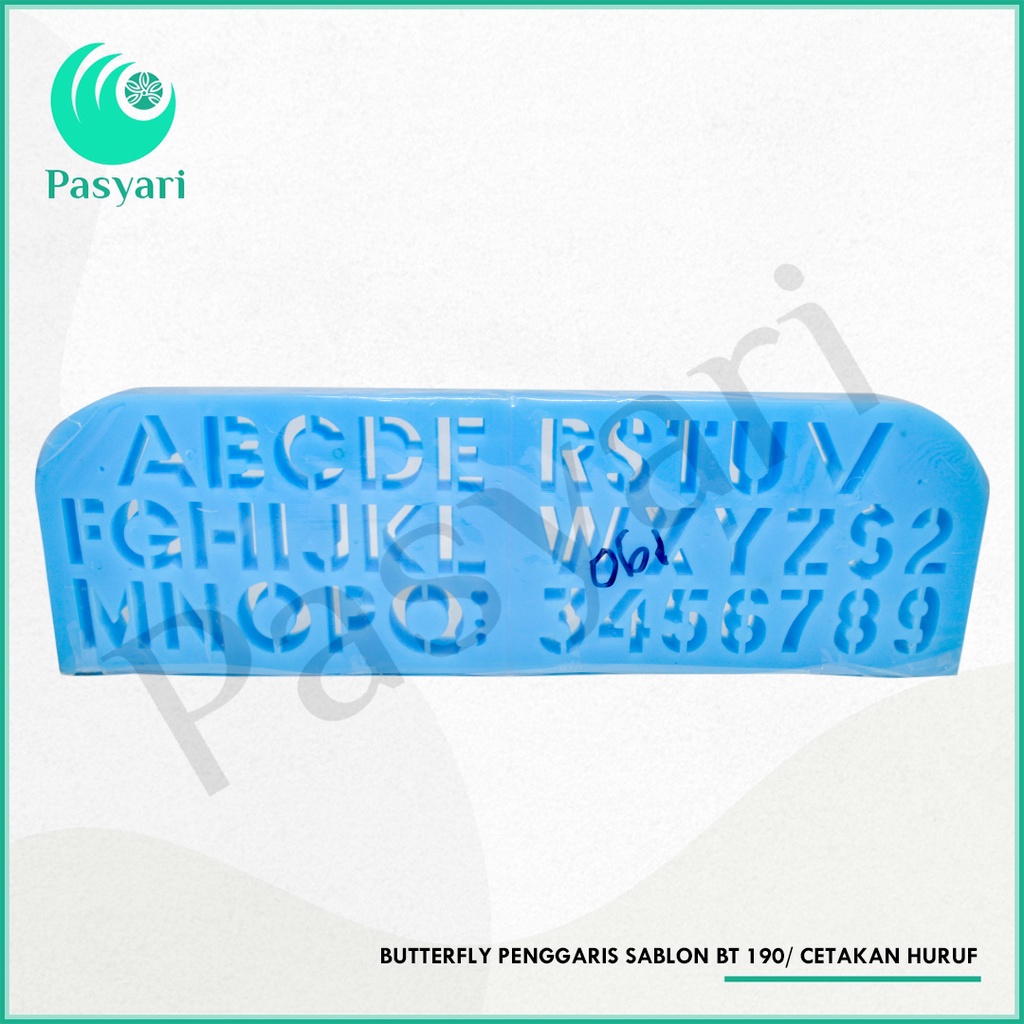 

BUTTERFLY Penggaris SABLON BT 190/ Cetakan Huruf