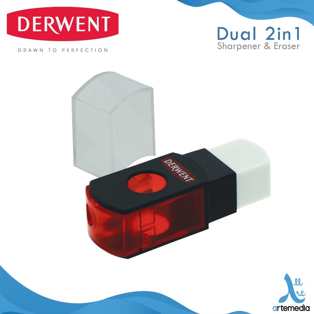

Penghapus Pensil dan Rautan Derwent Dual 2in1 Sharpener and Eraser