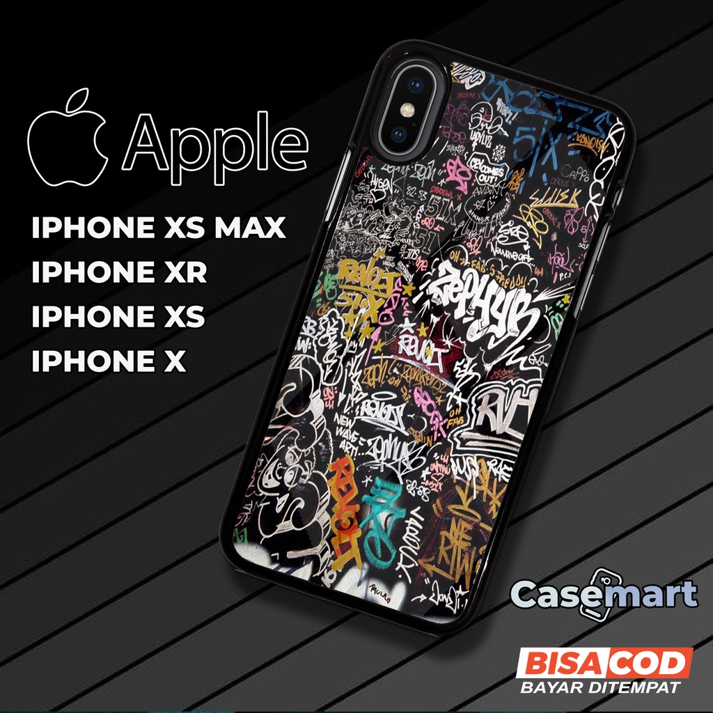 Case Iphone X XS XR XS Max [GRFY] Casing Iphone X XS XR XS Max CASEMART Case Hp IPHONE Custom Case F