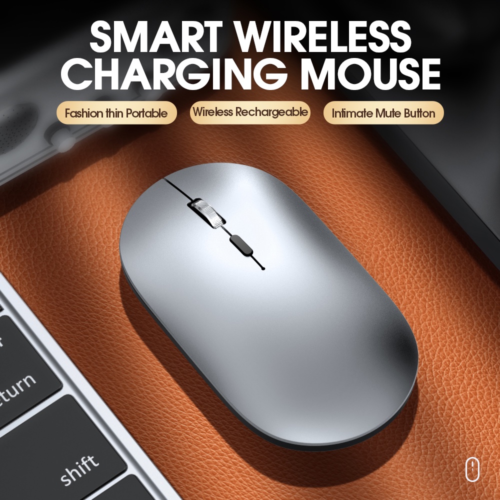 SKU-1304 MOUSE WIRELESS X2 SILENT KLIK CHARGE RECHARGEABLE X-2 DI CAS