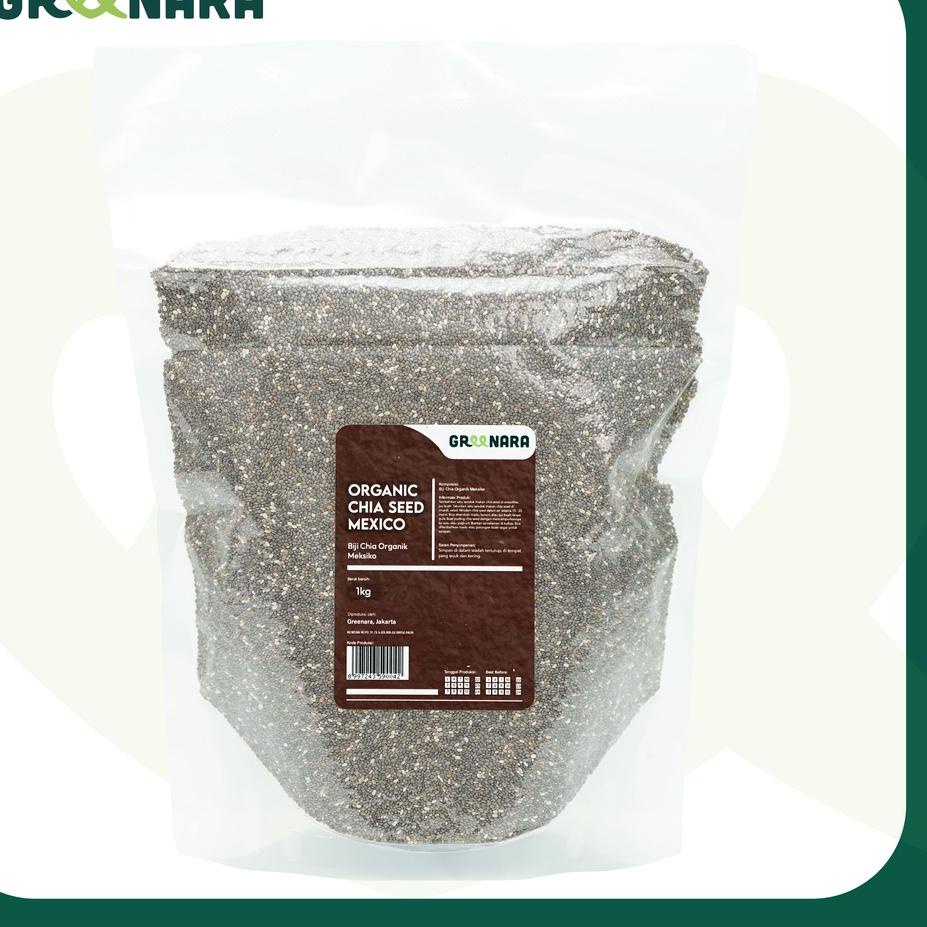 

✿ Chia Seed Mexico Organic 1kg Premium Organik 1000gram ❋