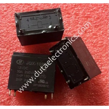 RELAY JQX-102F-P 12VDC