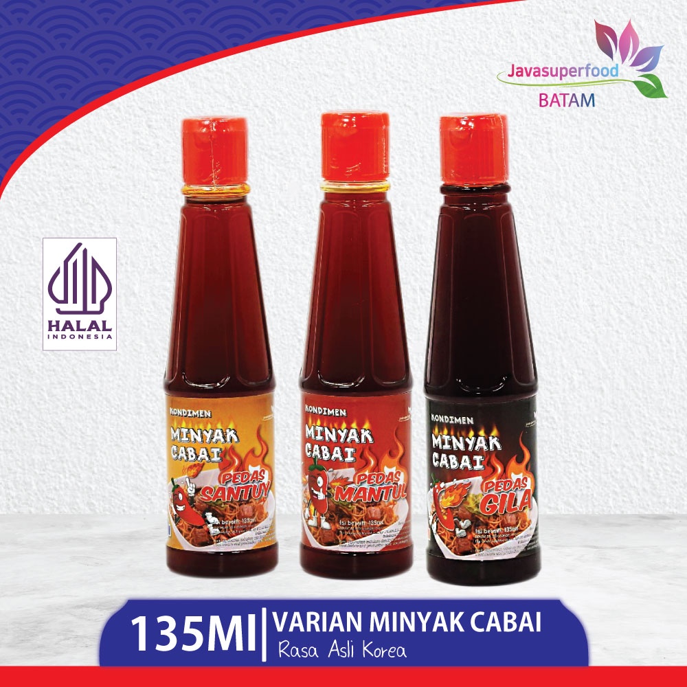 

KONDIMEN MINYAK CABAI SPICY / MINYAK CABE PEDAS / CHILI OIL 135 ML [BTM]