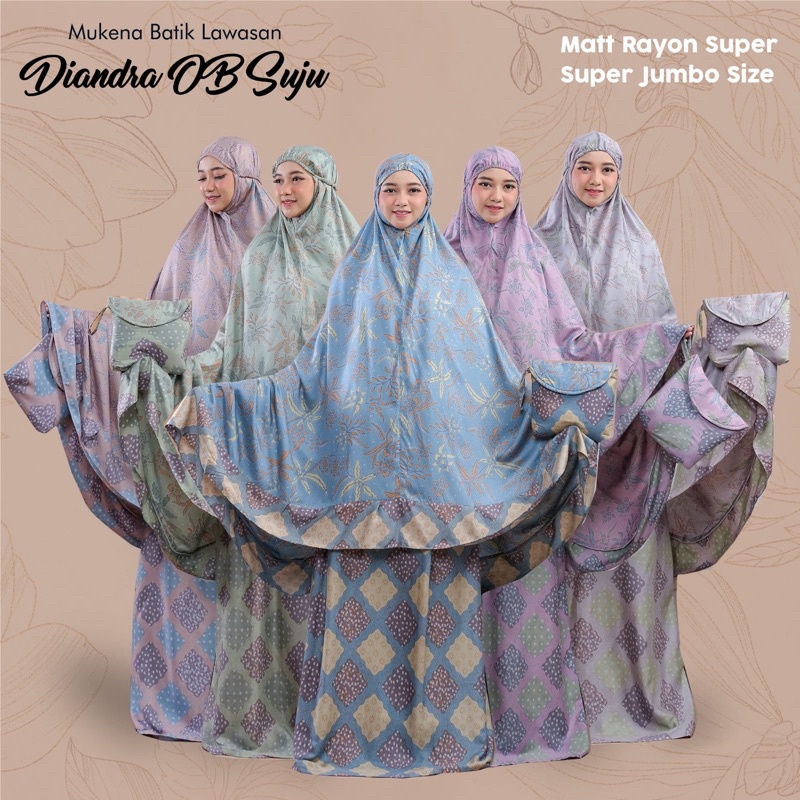 mukena batik diandra