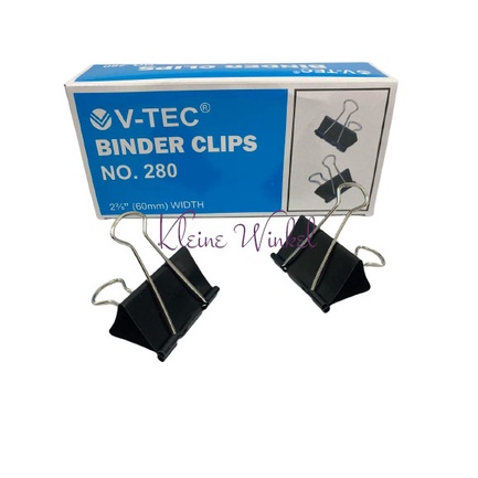 

Binder Clips V-Tec No.280 isi 12pcs/ 1 pack